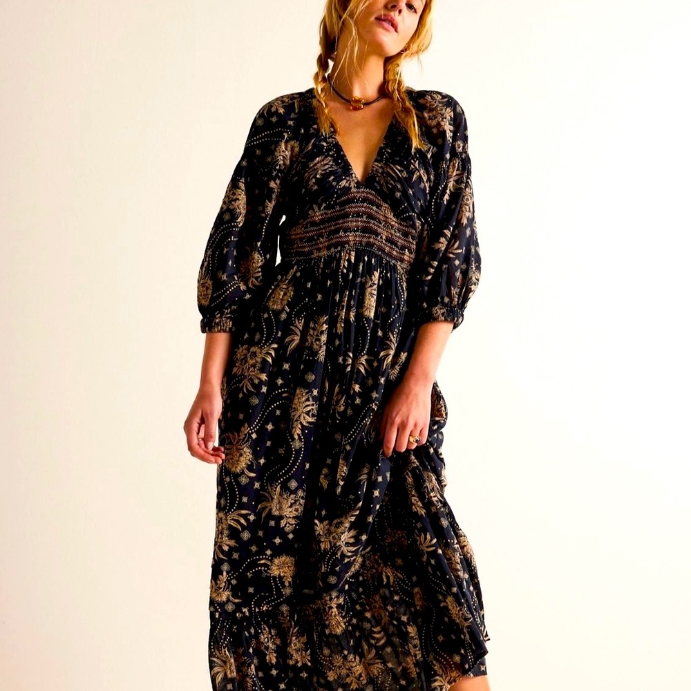 Free People Golden hour Maxi Dress